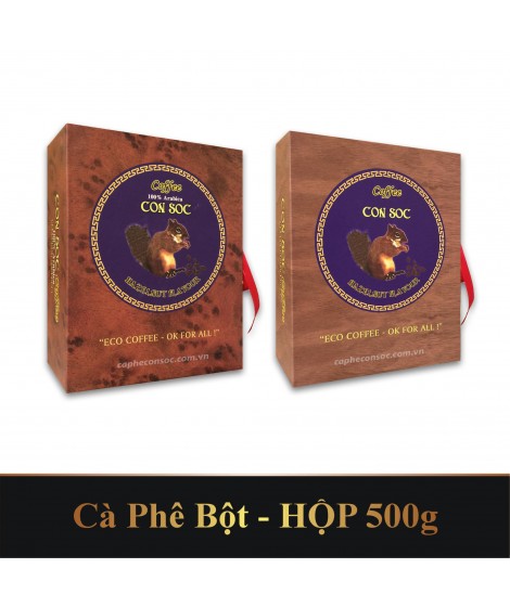 Cà Phê Con Sóc Hộp Nâu 500gr